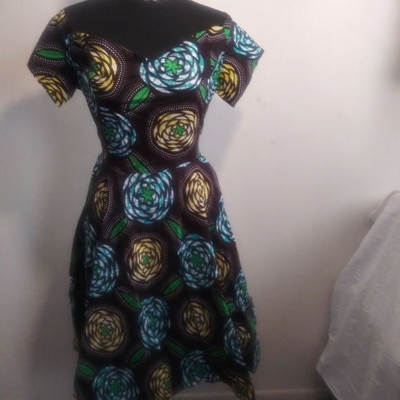 African Ankara dress.L - Picture 4 of 6